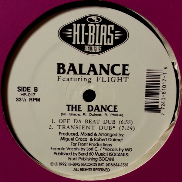 Balance Featuring Flight - The Dance | Hi-Bias Records (HB-017) - 3 Balance Featuring Flight - The Dance | Hi-Bias Records (HB-017) - 3