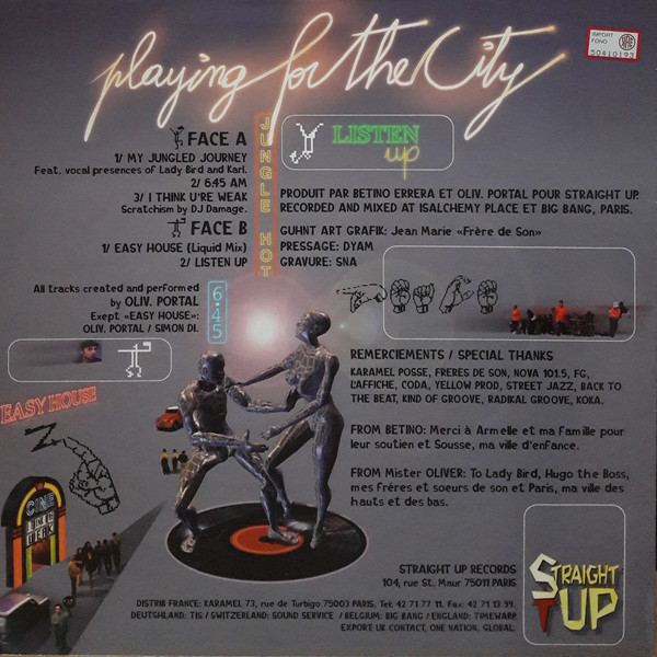 Playing For The City - First EP | Straight Up Recordings (SUP 101) - 2 Playing For The City - First EP | Straight Up Recordings (SUP 101) - 2