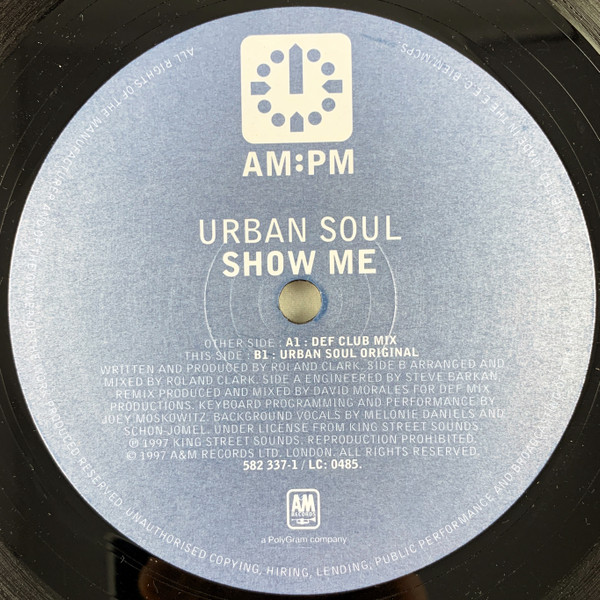 Urban Soul - Show Me | AM:PM (582 337-1) - 4