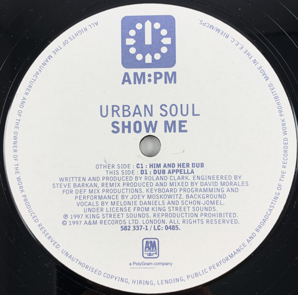 Urban Soul - Show Me | AM:PM (582 337-1) - 6