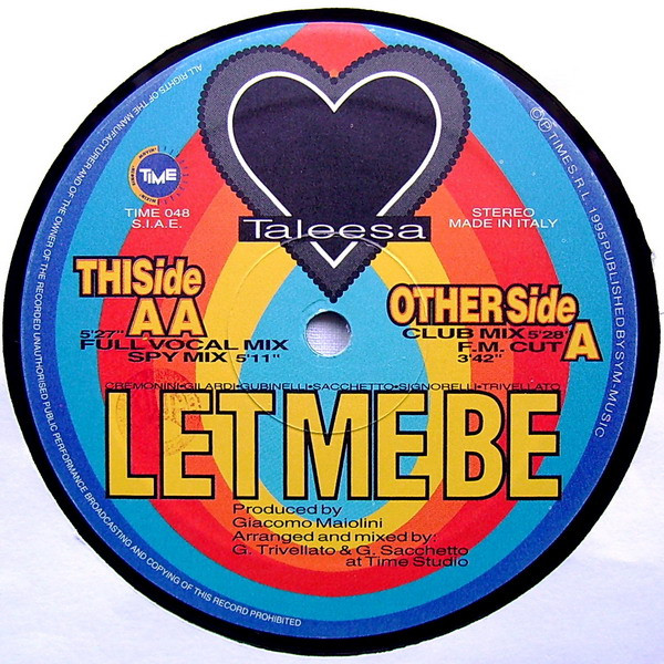 Taleesa - Let Me Be | TIME (TIME 048) - 4 Taleesa - Let Me Be | TIME (TIME 048) - 4