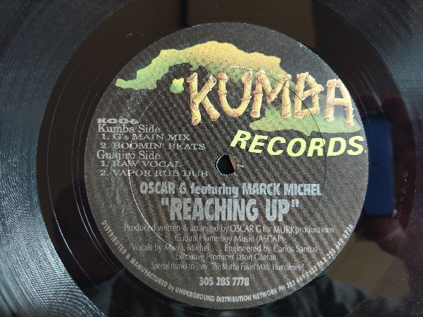 Oscar G. Featuring Marck Michel - Reaching Up | Kumba Records (K006) - 3