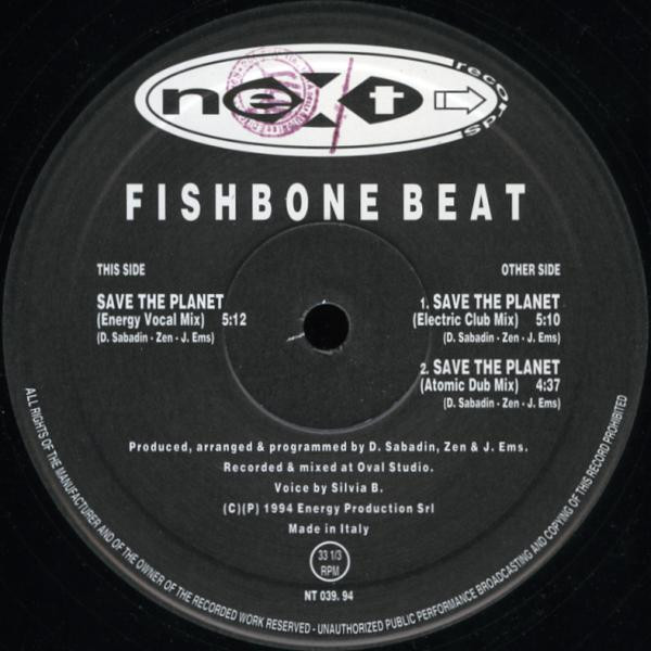 Fishbone Beat - Save The Planet | Next Records (NT 039 94) - 3 Fishbone Beat - Save The Planet | Next Records (NT 039 94) - 3