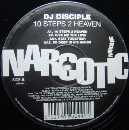 DJ Disciple - 10 Steps To Heaven | Narcotic (DEA015) - 2