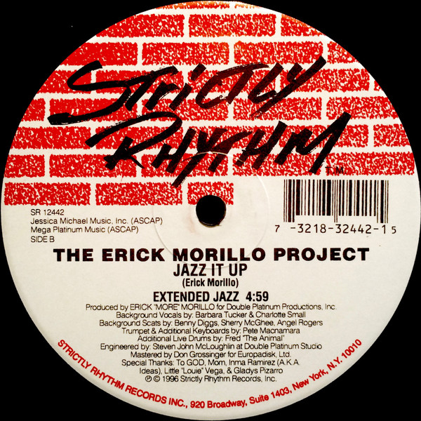 The Erick Morillo Project - Jazz It Up | Strictly Rhythm (SR 12442) - 3