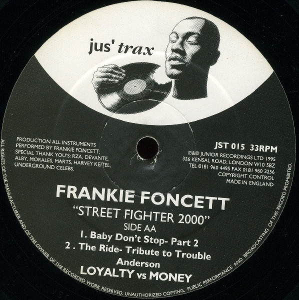 Frankie Foncett - Street Fighter 2000 | Jus' Trax (JST 015) - 2