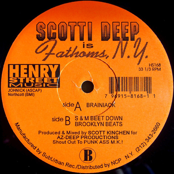 Scotti Deep Is Fathoms, N.Y. - Brainiack | Henry Street Music (HS168)