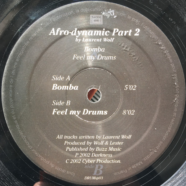 Afro-dynamic Part 2 By Laurent Wolf - Bomba / Feel My Drums | Royal Drums (DRUM sp 003) - 4