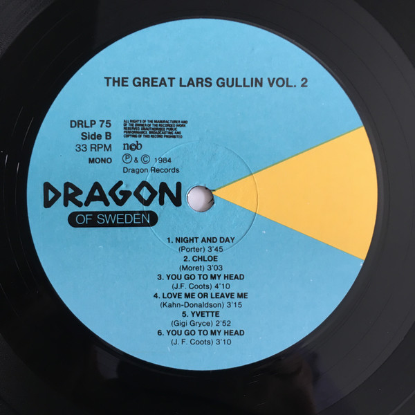 Lars Gullin - 1953 - Rare And Unissued Recordings, Vol. 2 | Dragon (DRLP 75) - 3 Lars Gullin - 1953 - Rare And Unissued Recordings, Vol. 2 | Dragon (DRLP 75) - 3