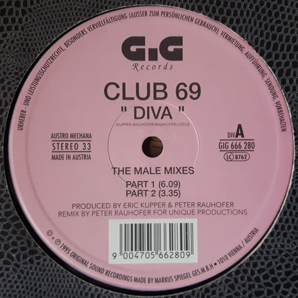 Club 69 - Diva (The Male Mixes) | GiG Records (GIG 666 280)
