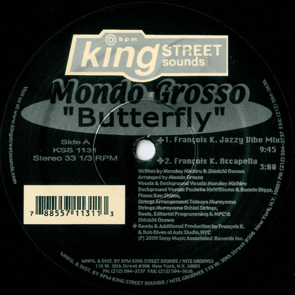 Butterfly (François K Remixes)
