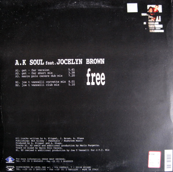 A.K. Soul Feat. Jocelyn Brown - Free | Dream Beat (DB 074) - 2