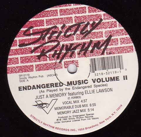 The Endangered Species - Endangered Music Volume II | Strictly Rhythm (SR12119)