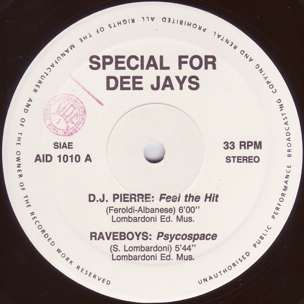 Various - Special For Dee Jays | Discomagic Records (AID 1010)