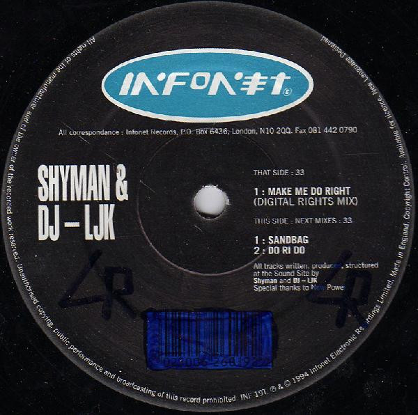 Shyman & DJ Ljk - Untitled | Infonet (INF 19T) - main