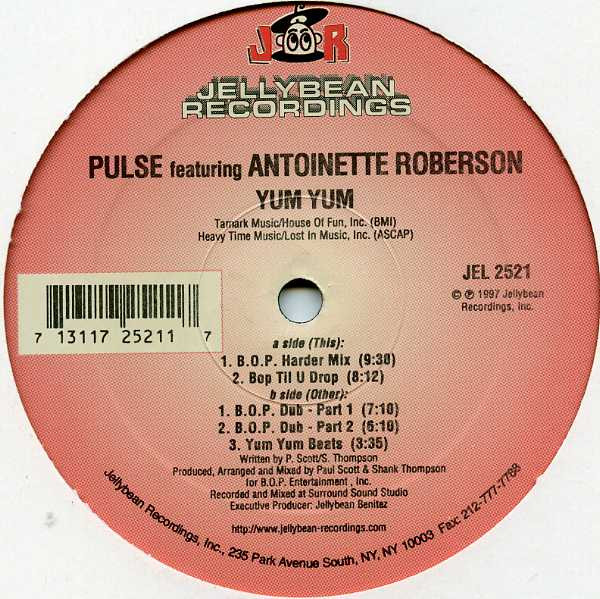 Pulse - Yum Yum | Jellybean Recordings (JEL 2521)