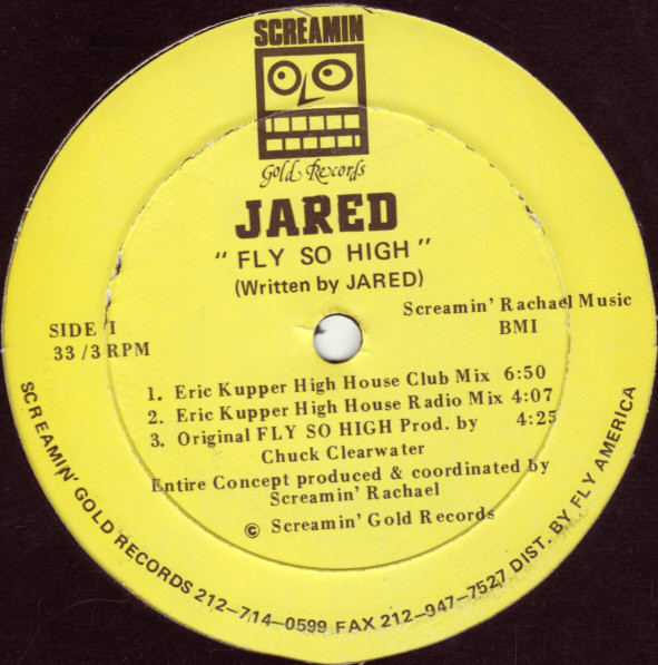 Jared - Fly So High | Screamin' Gold Records (SG-300) - main