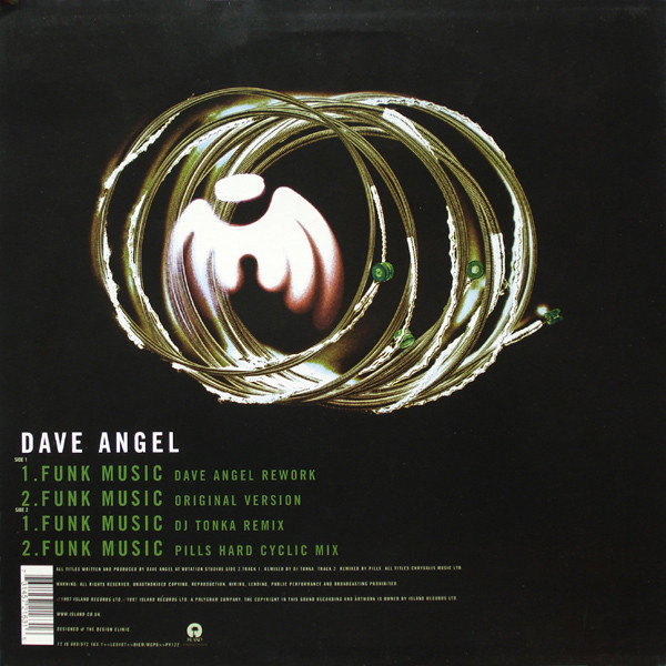 Dave Angel - Funk Music | Island Records (12 IS 680) - 2 Dave Angel - Funk Music | Island Records (12 IS 680) - 2