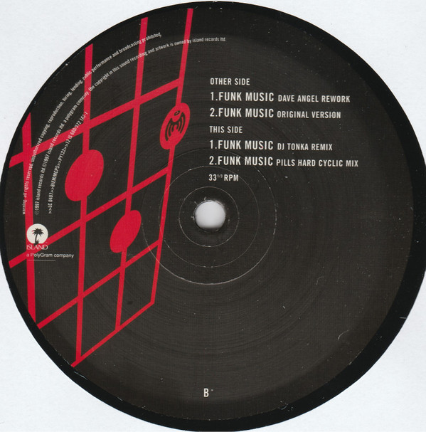 Dave Angel - Funk Music | Island Records (12 IS 680) - 4 Dave Angel - Funk Music | Island Records (12 IS 680) - 4