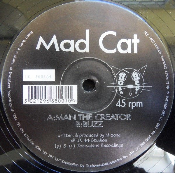 Mad Cat - Man The Creator | Bosca Beats (BOB 01)