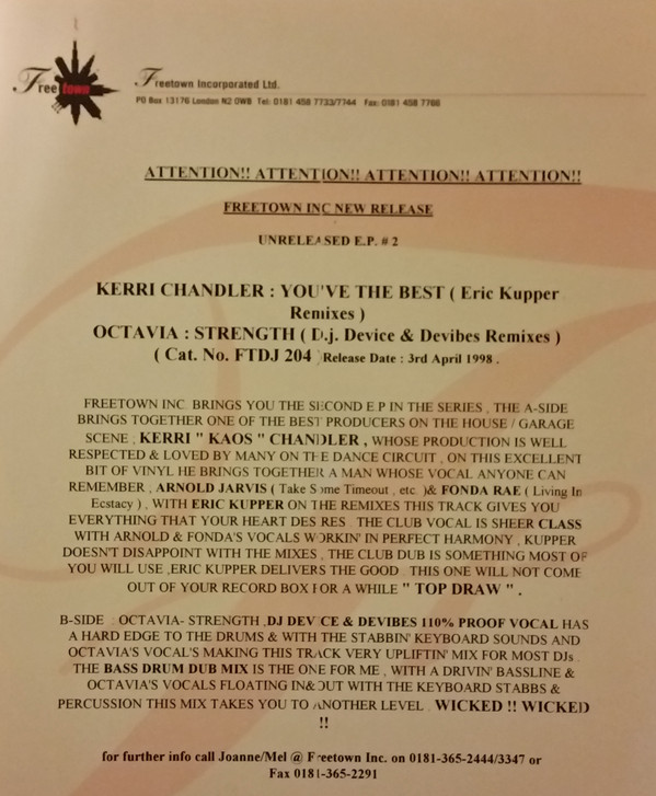 You're The Best / Strength