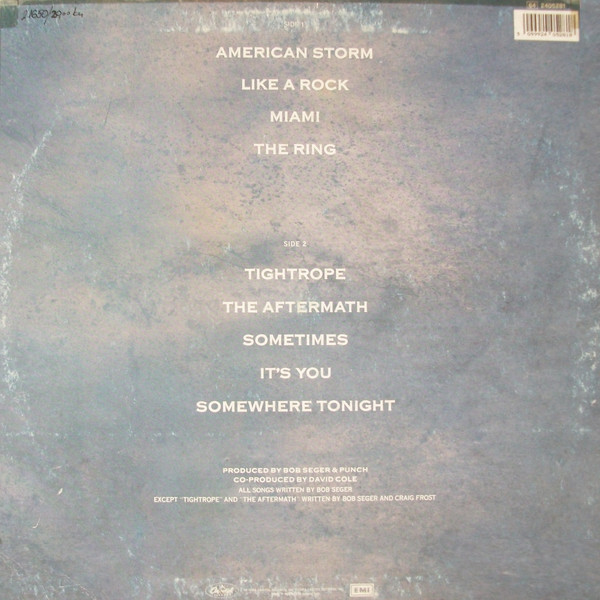 Bob Seger & The Silver Bullet Band - Like A Rock | Capitol Records (64 2405281) - 2