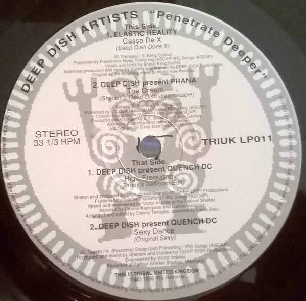 Various - Yoshitoshi Artists - In House We Trust / Deep Dish - Penetrate Deeper | TRIBAL United Kingdom (TRIUK LP011) - 5