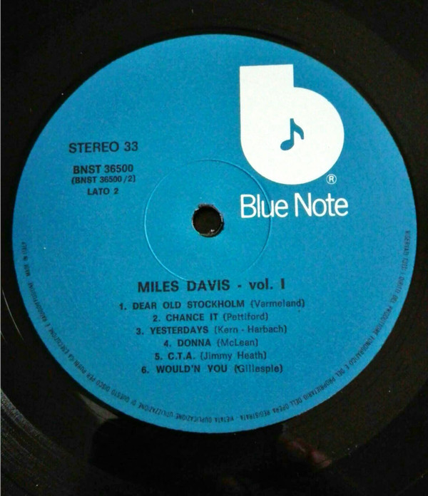 Miles Davis - Volume 1 | Blue Note (BNST 36500) - 4