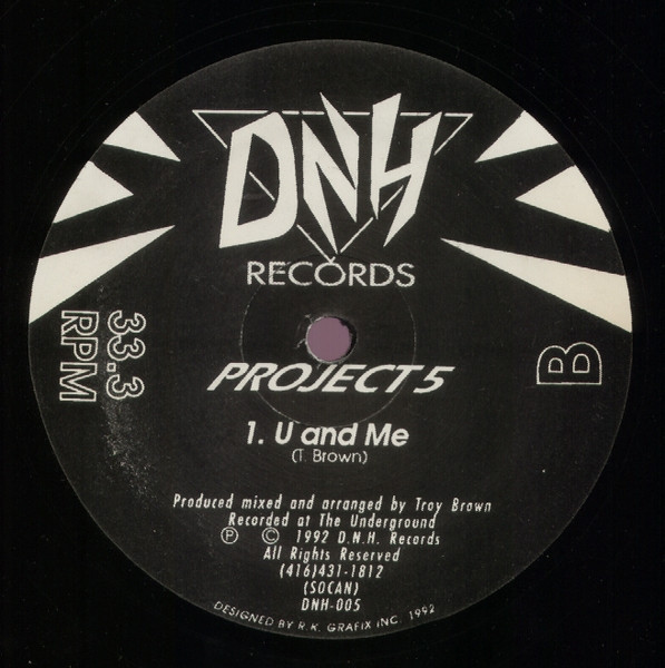 Troy Brown - Project 5 | DNH Records (DNH-005) - 2