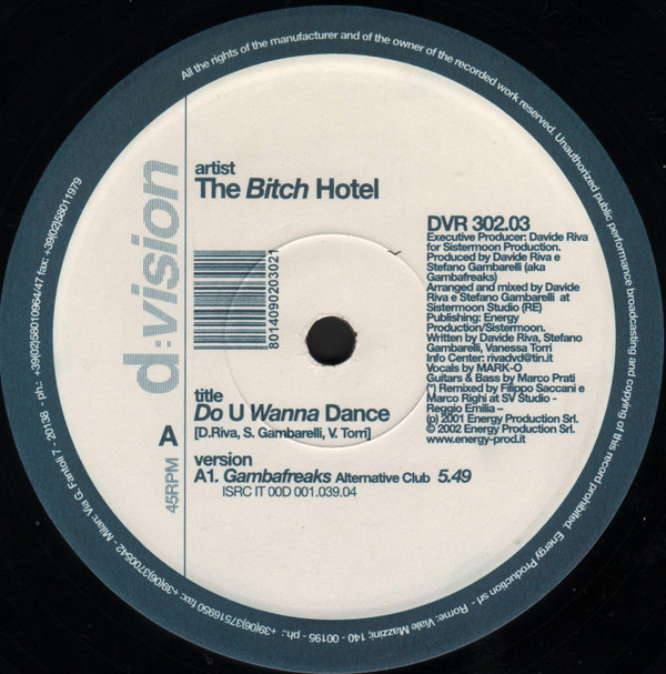 The Bitch Hotel - Do U Wanna Dance | D:vision Records (DVR 302.03) - 2 The Bitch Hotel - Do U Wanna Dance | D:vision Records (DVR 302.03) - 2