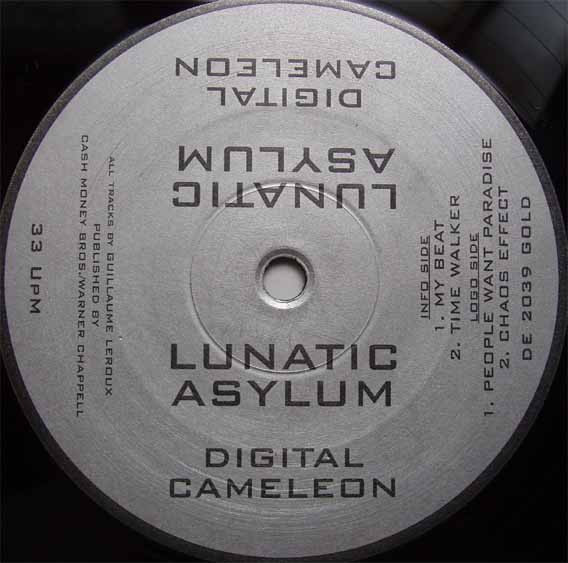 Lunatic Asylum - Digital Cameleon | Dance Ecstasy 2001 (DE 2039 GOLD) - 3