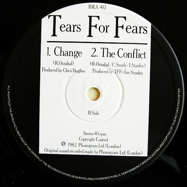Tears For Fears Change Mercury (IDEA 412) XTCR