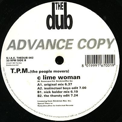 T.P.M.(The People Movers) - C Lime Woman | The Dub (THE DUB 002)