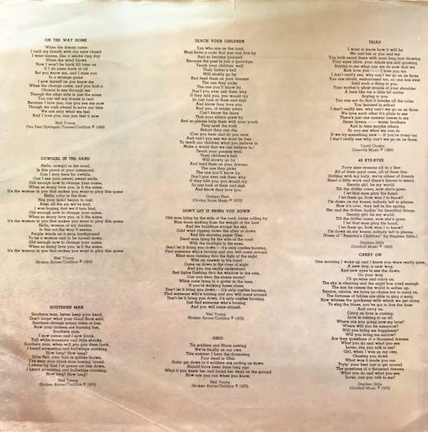 Crosby, Stills, Nash & Young - 4 Way Street | Atlantic (W 60003) - 9 Crosby, Stills, Nash & Young - 4 Way Street | Atlantic (W 60003) - 9