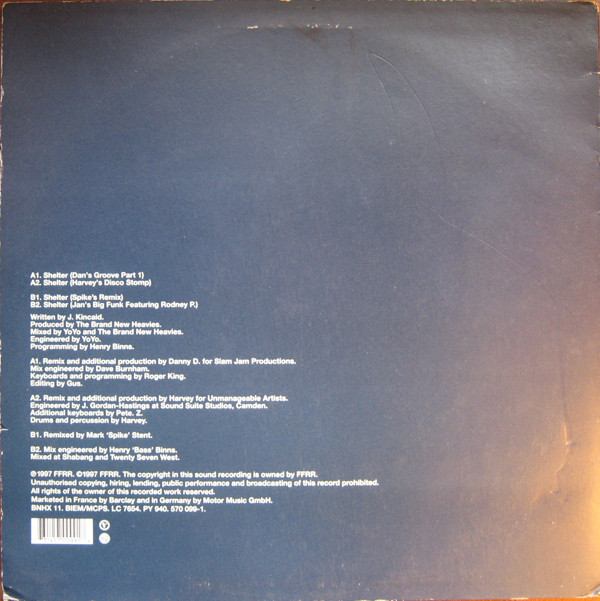 The Brand New Heavies - Shelter | FFRR (BNHX 11) - 4