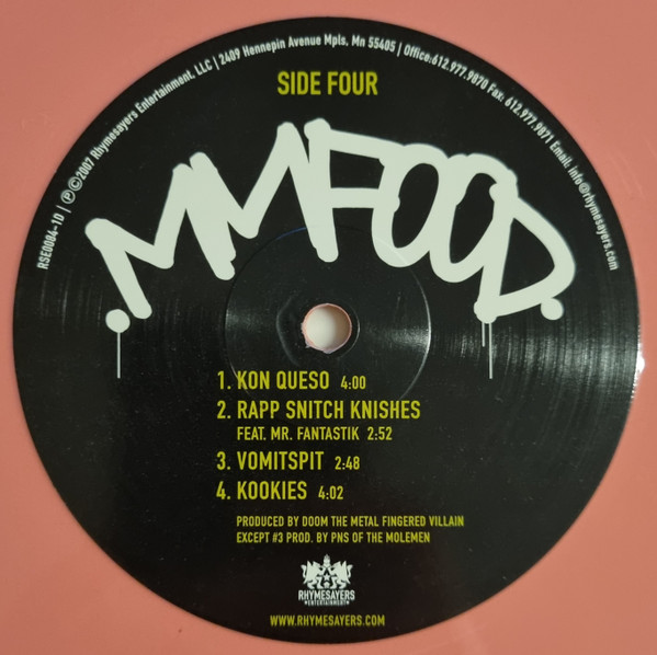 MF Doom - MM..Food | Rhymesayers Entertainment (RSE0084-1) - 8 MF Doom - MM..Food | Rhymesayers Entertainment (RSE0084-1) - 8