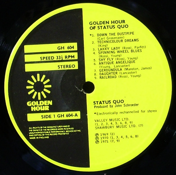 Status Quo - Down The Dustpipe