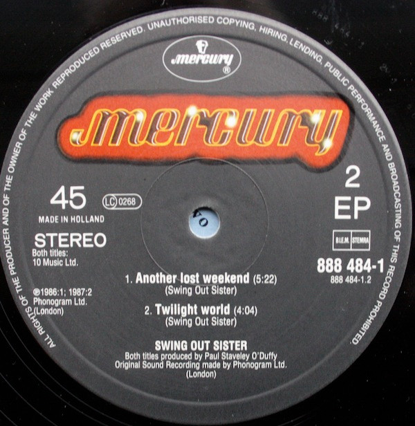 Swing Out Sister - Twilight World | Mercury (888 484-1) - 3 Swing Out Sister - Twilight World | Mercury (888 484-1) - 3