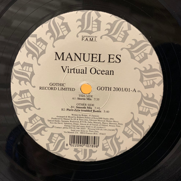 Manuel Es - Virtual Ocean | Gothic Records Limited (GOTH 2001/01) - main