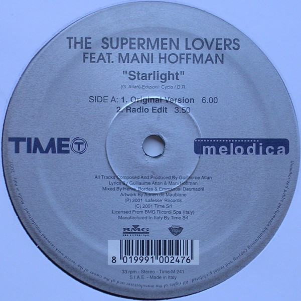 The Supermen Lovers - Starlight | TIME (TIME 241) - 3