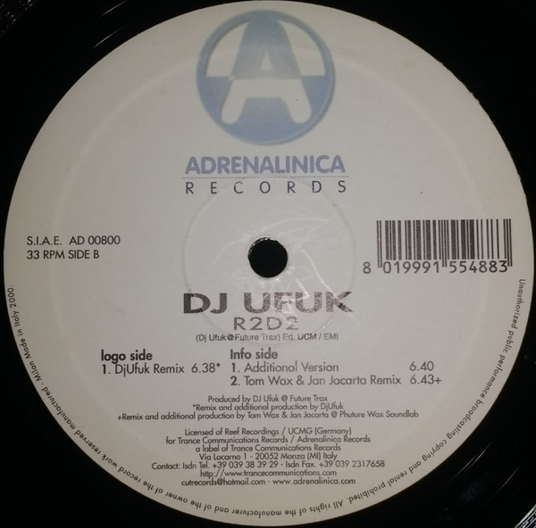 DJ Ufuk - R2D2 | Adrenalinica Records (AD00800) - 6