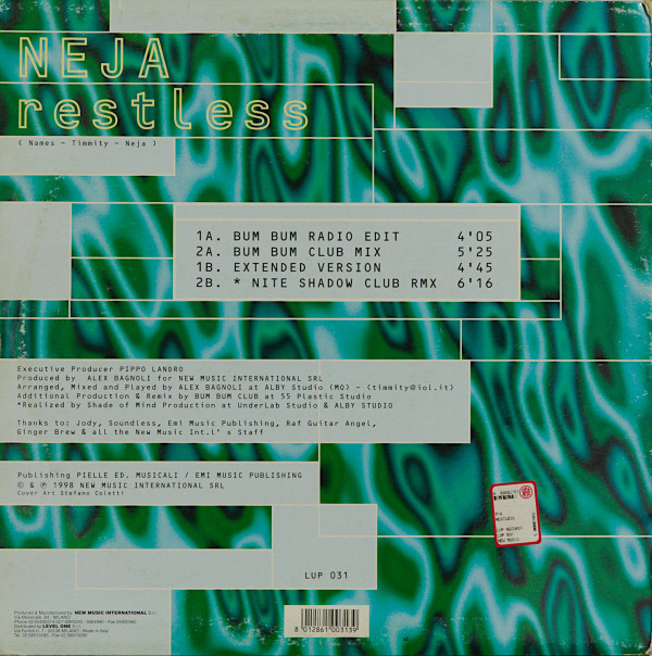 Neja - Restless | LUP Records (LUP 031) - 2 Neja - Restless | LUP Records (LUP 031) - 2