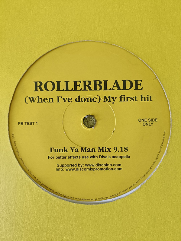 Rollerblade - (When I've Done) My First Hit | Disco Inn (PB TEST 1) - 2