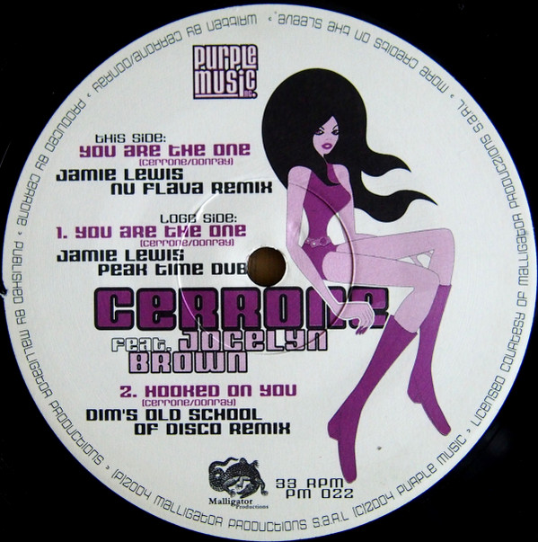 Cerrone Feat. Jocelyn Brown - You Are The One | Purple Music (PM 022) - 2 Cerrone Feat. Jocelyn Brown - You Are The One | Purple Music (PM 022) - 2