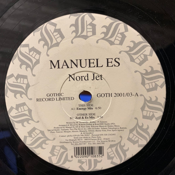 Manuel Es - Nord Jet | Gothic Records Limited (GOTH 2001/03) - main Manuel Es - Nord Jet | Gothic Records Limited (GOTH 2001/03) - main