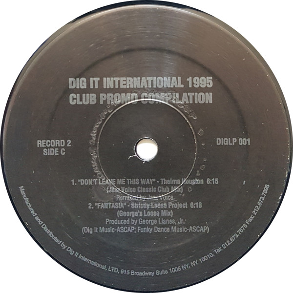Various - Dig It International 1995 Club Compilation | Dig It International (DIGLP 001) - 4