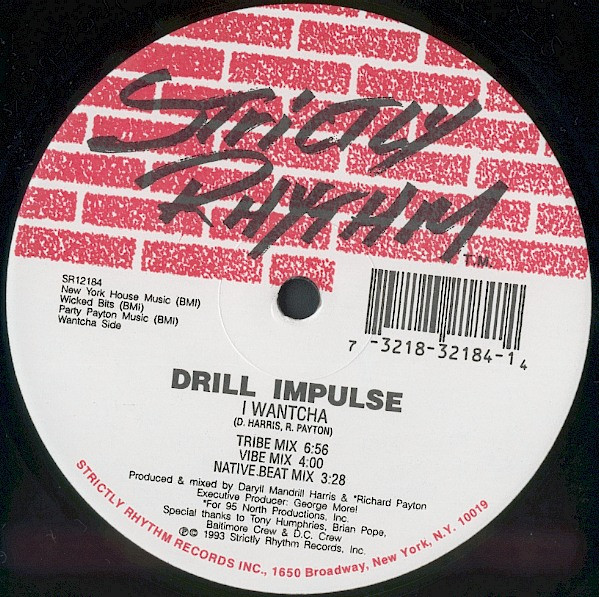 Drill Impulse - So Good / I Wantcha | Strictly Rhythm (SR12184) - 2