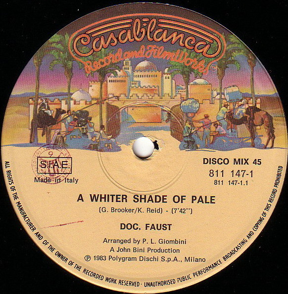 Doc. Faust - A Whiter Shade Of Pale | Casablanca (811 147-1) - main