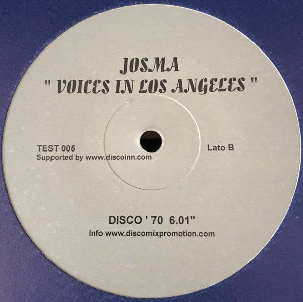 Josma - Voices In Los Angeles | Crossover Records (TEST 005) - 2 Josma - Voices In Los Angeles | Crossover Records (TEST 005) - 2