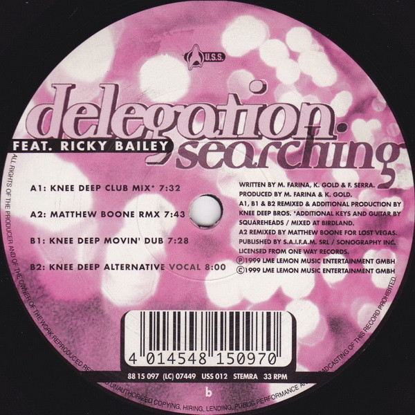 Delegation Feat. Ricky Bailey - Searching | U.S.S. (USS 012) - 3